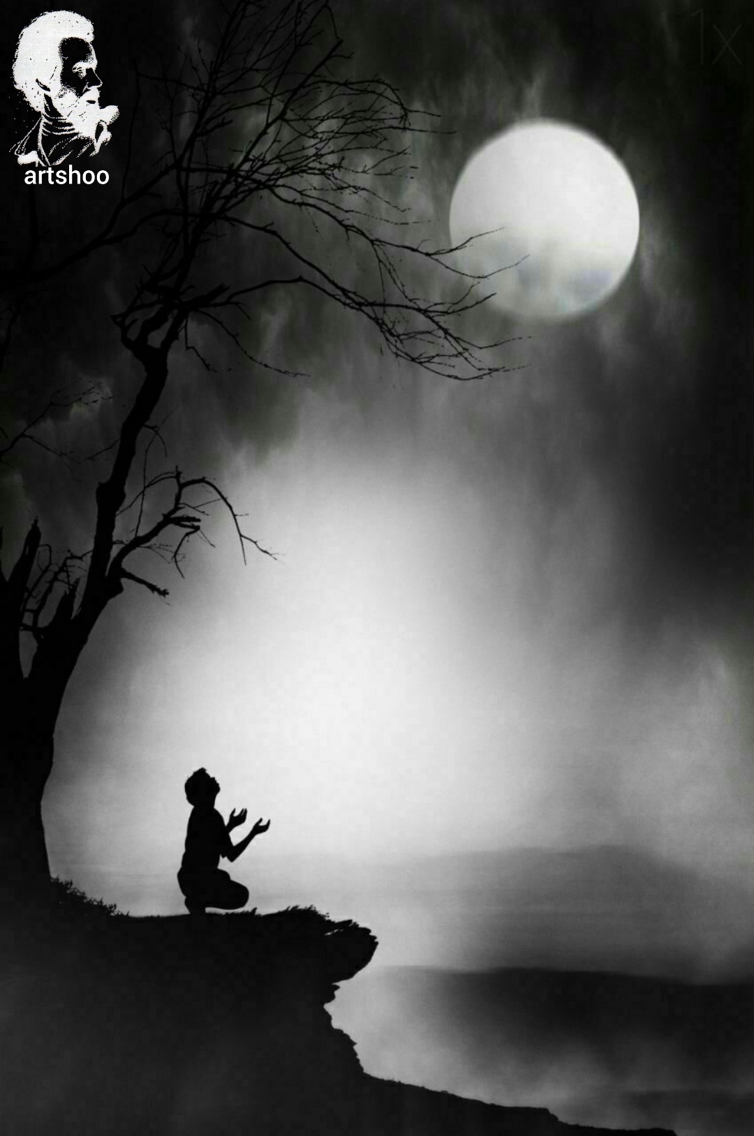 هنرمند سیاه قلم دالتون پازلی